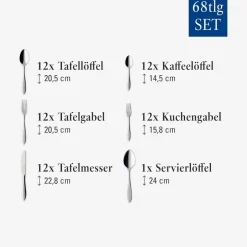Villeroy & Boch 68-tlg Tafelbesteck Arthur
