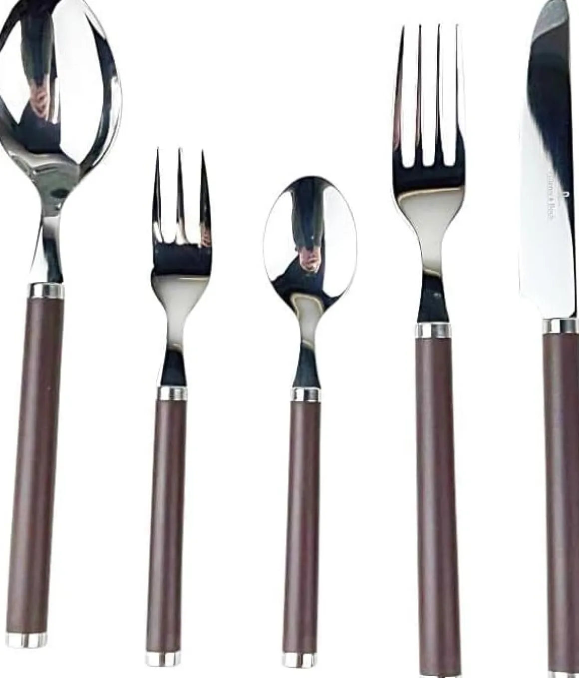 Villeroy & Boch 30-tlg. Tafelbesteck Play! Chocolate Brown