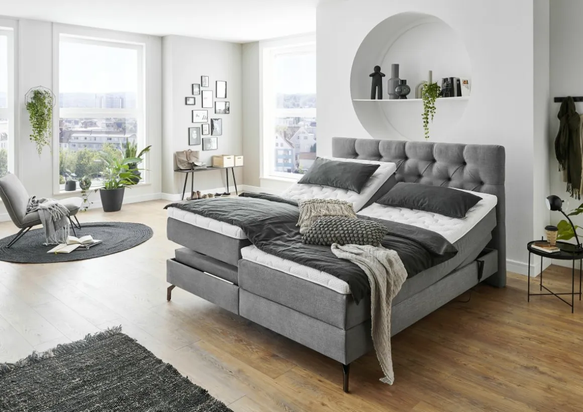Vito Boxspringbett Aronica Anthrazit