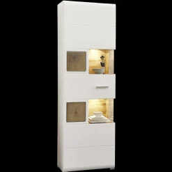 Vitrine Fun Plus mit Beleuchtung Weiß