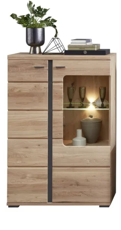 Vitrine Sonos II links Eiche