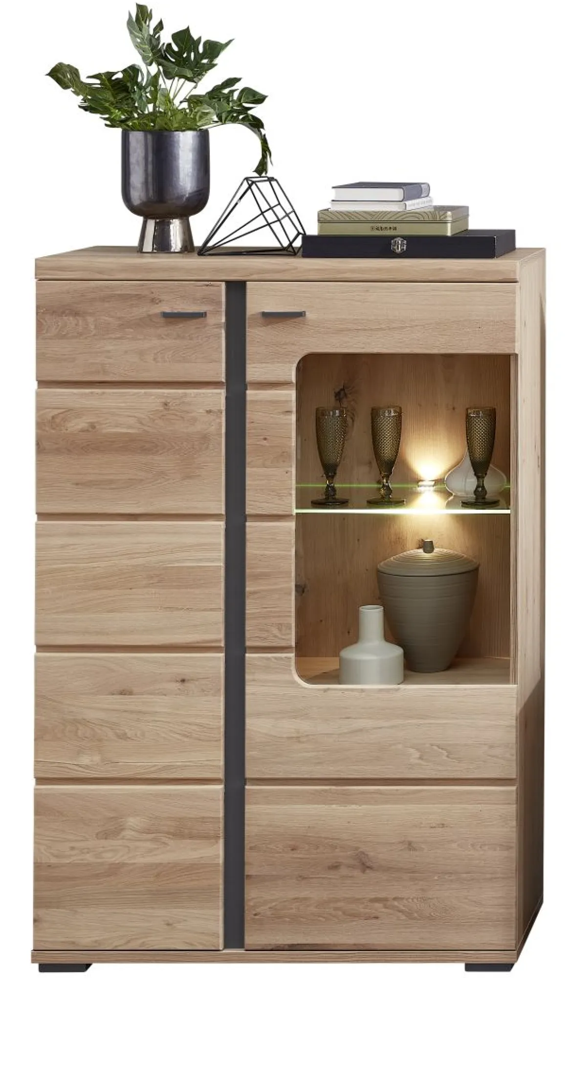 Vitrine Sonos II links Eiche