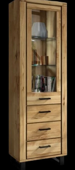 Vitrine Tina Eiche 68 x 200 cm