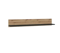 Wandboard Corte Eiche Grau