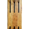 Wandgarderobe Rivera Akazie mit 6 Metallhaken