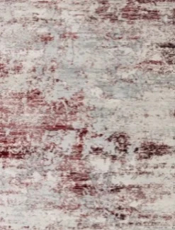 Webteppich Antea rot-creme Vintage 160 x 230 cm