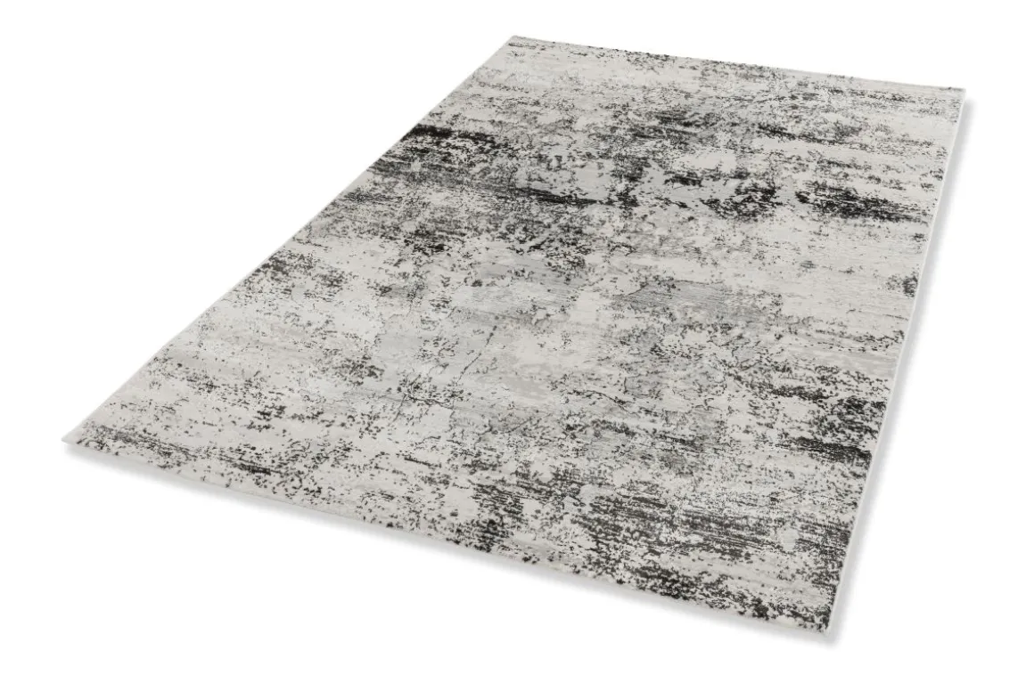 Webteppich Antea Schwarz-Beige 160 x 230 cm