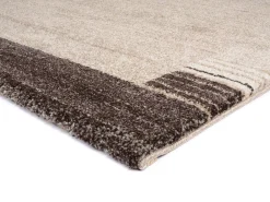 Webteppich Castle Stripe Beige Braun 160 x 230 cm