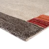 Webteppich Castle Stripe Beige-Dunkelbraun 160 x 230 cm