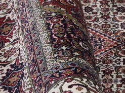 Webteppich Cem Bidjar Creme-Rot 80 x 150 cm