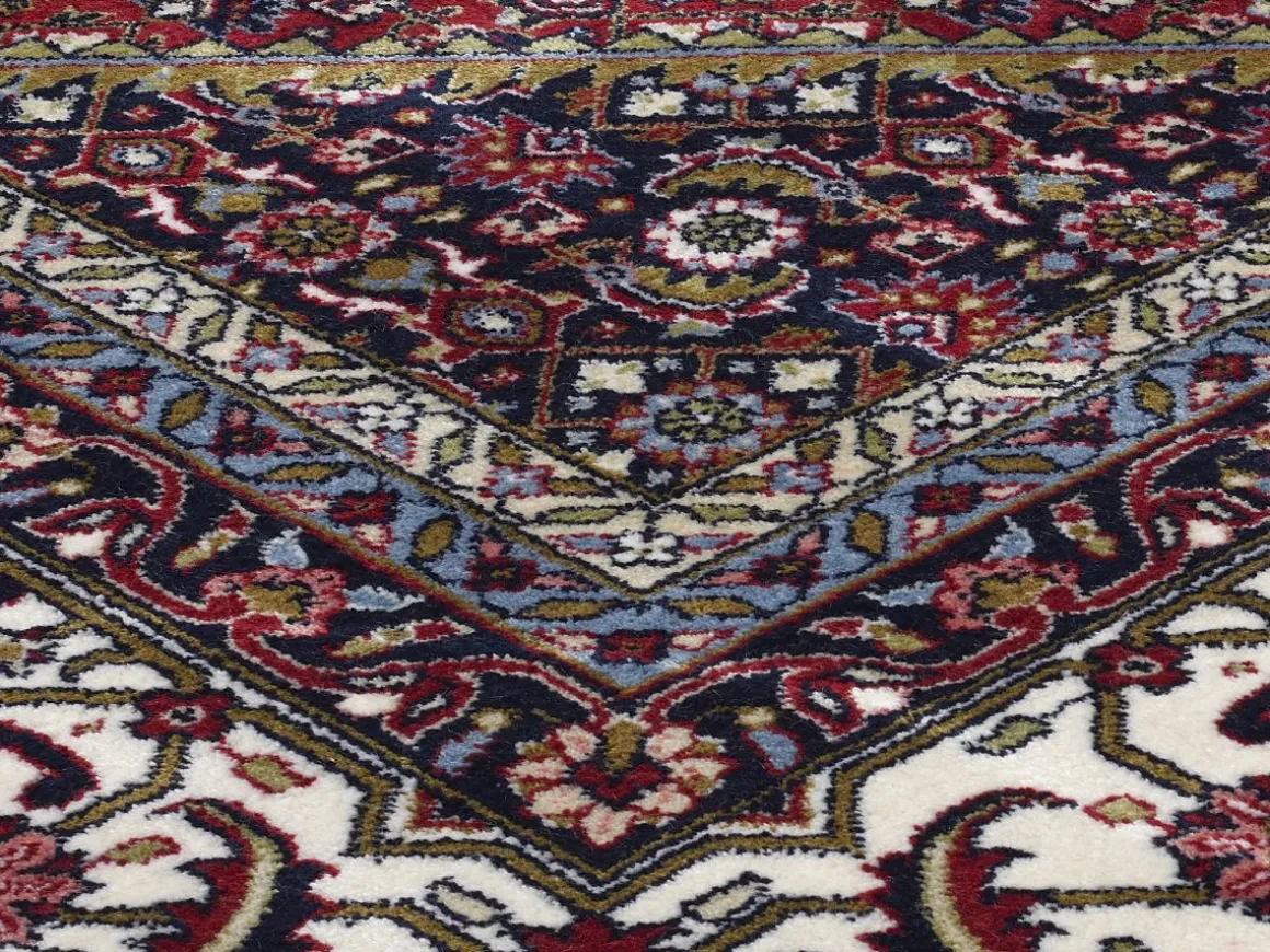 Webteppich Cem Bidjar Creme-Rot 80 x 150 cm