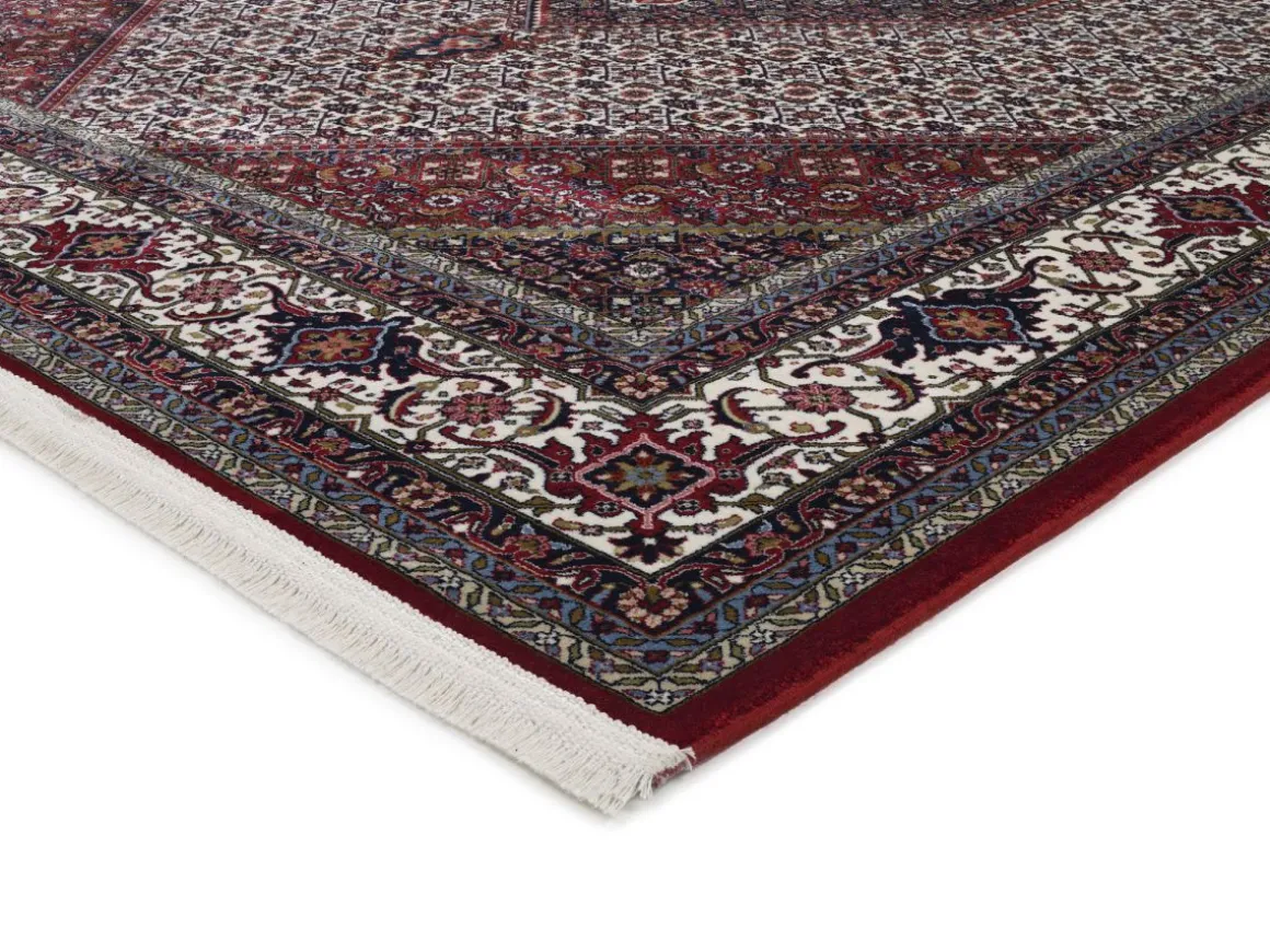 Webteppich Cem Bidjar Creme-Rot 80 x 150 cm