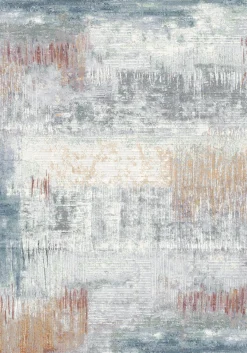 Webteppich Exellenza Blau Grau 200 x 200 cm
