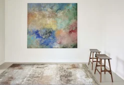 Webteppich Exellenza Grau-Braun 80 x 150 cm