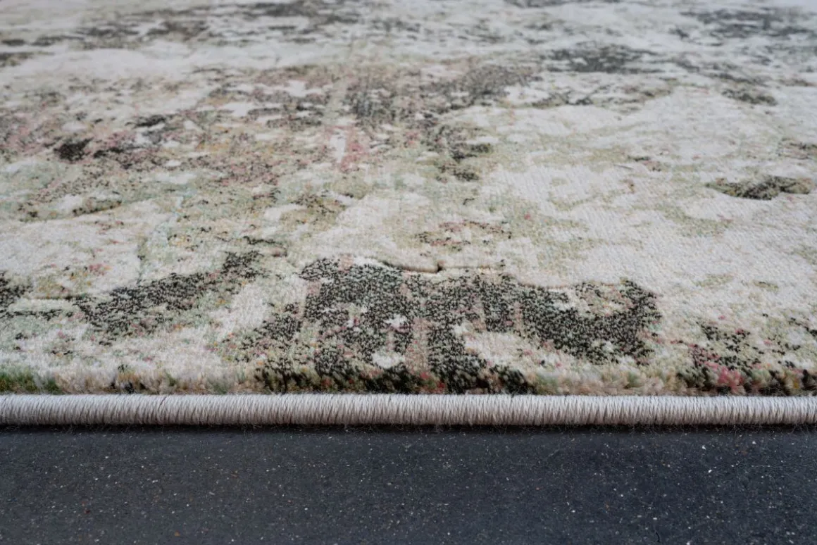 Webteppich Exellenza Weiß-Grün 80 x 150 cm