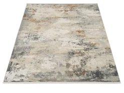 Webteppich Gala Beige-Grau 67 x 130 cm