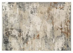 Webteppich Gala Beige-Grau 67 x 130 cm