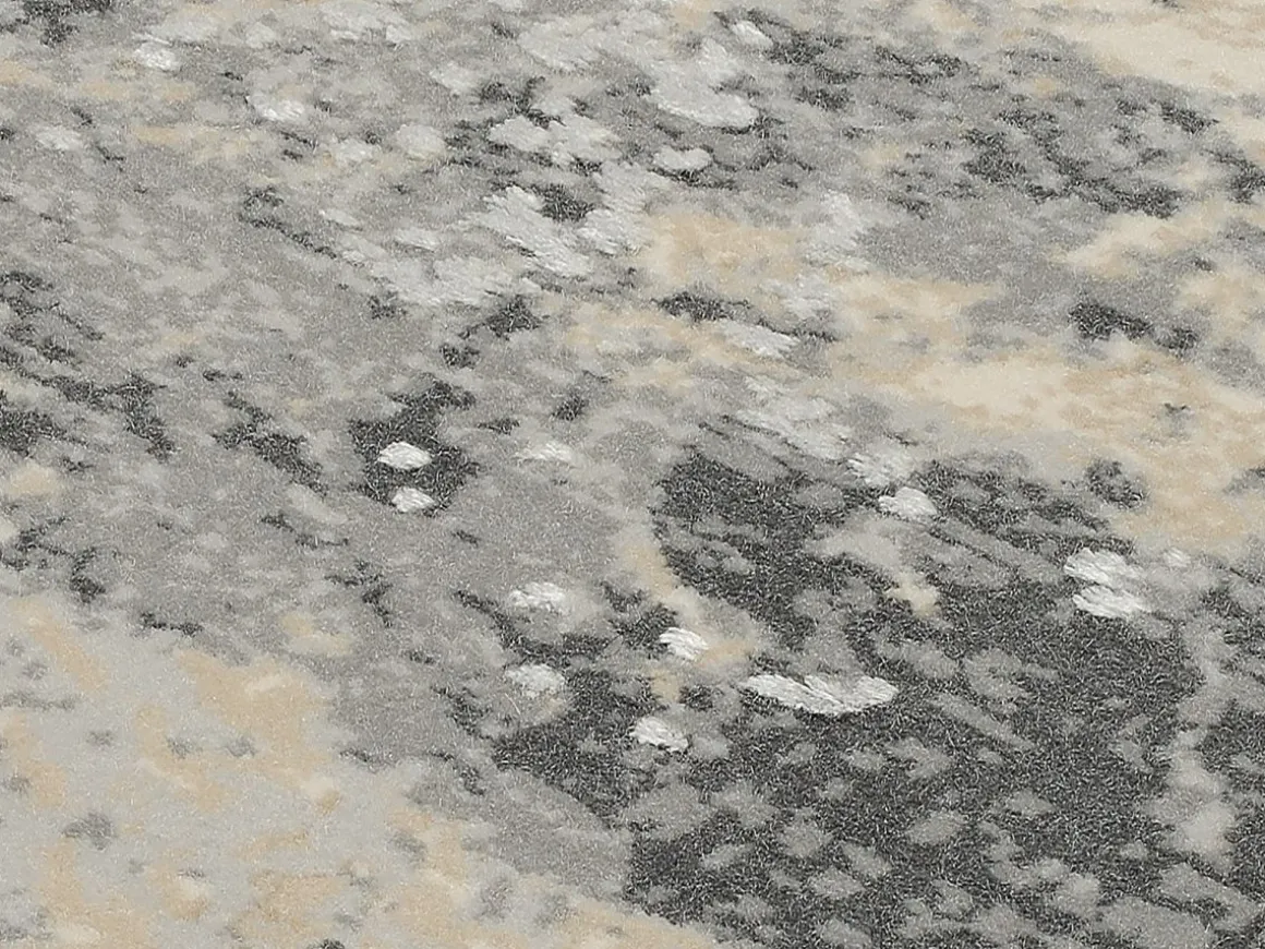 Webteppich Gala Beige-Grau 67 x 130 cm