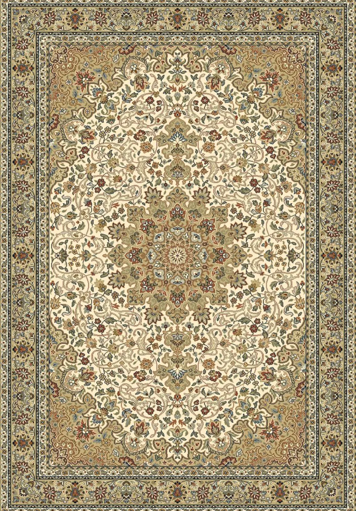 Webteppich Kashmar Orient klassisch beige 170 x 230 cm