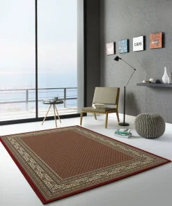 Webteppich Kashmar Orient klassisch rot 060 x 115 cm