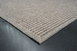 Webteppich Korund Braun Grau 80 x 240 cm