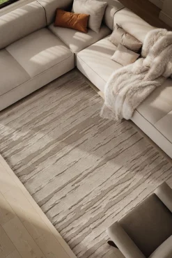 Webteppich Lizardit beige 80 x 150 cm