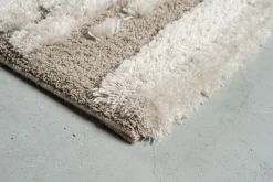 Webteppich Lizardit beige 80 x 150 cm