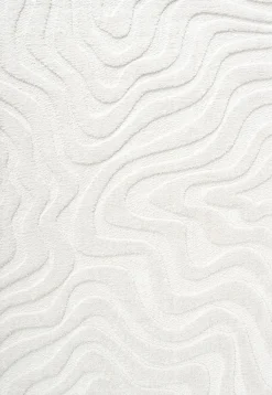 Webteppich Lizardit Creme 133 x 195 cm