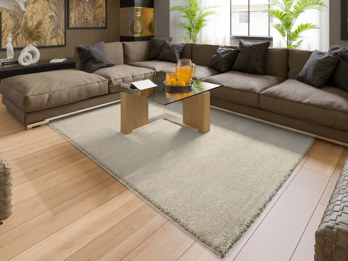 Webteppich Melanie Beige 65 x 130 cm