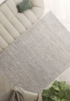 Webteppich Moon Grau 80 x 150 cm