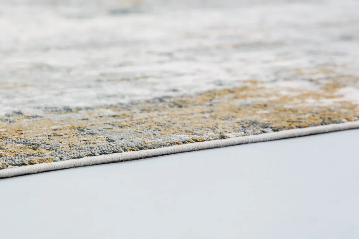 Webteppich Positano Anthrazit-Creme 160 x 230 cm