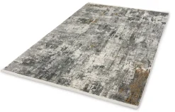 Webteppich Positano Anthrazit-Creme 160 x 230 cm