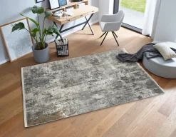 Webteppich Postiano Creme-Anthrazit 160 x 230 cm