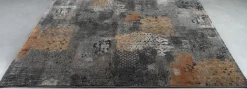 Webteppich Samaria Grau Braun 120 x 170 cm