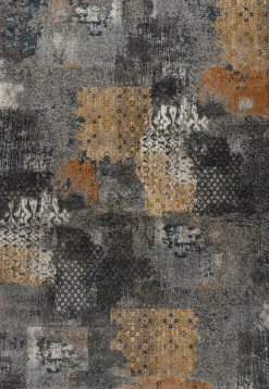 Webteppich Samaria Grau Braun 120 x 170 cm