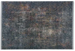 Webteppich Sarezzo Gitter blau 160 x 230 cm