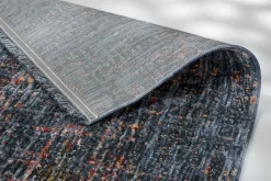 Webteppich Sarezzo Gitter blau 160 x 230 cm