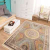 Webteppich Silk Line Ghom Mehrfarbig 80 x 150 cm