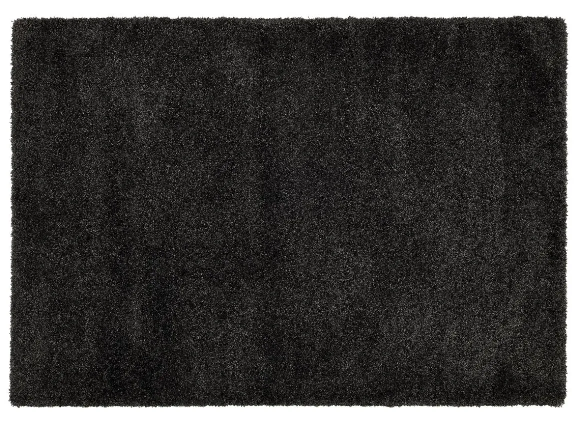 Webteppich Sumi Anthrazit 65 x 130 cm