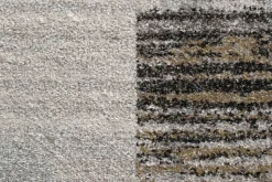 Webteppich Surma Silber-Grau 80 x 150 cm