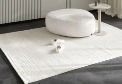 Webteppich SW Pure Design D.242 Creme 133 x 190 cm