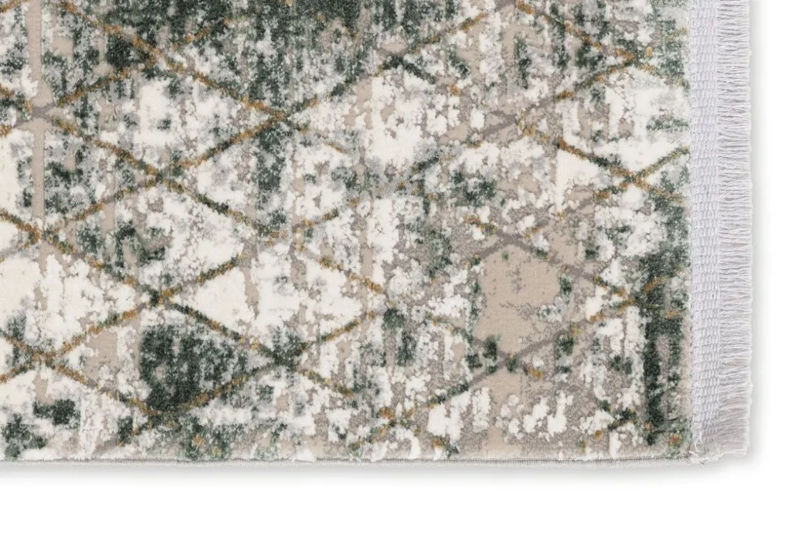 Webteppich SW Vision D.241 Dunkelgrün 80 x 150 cm