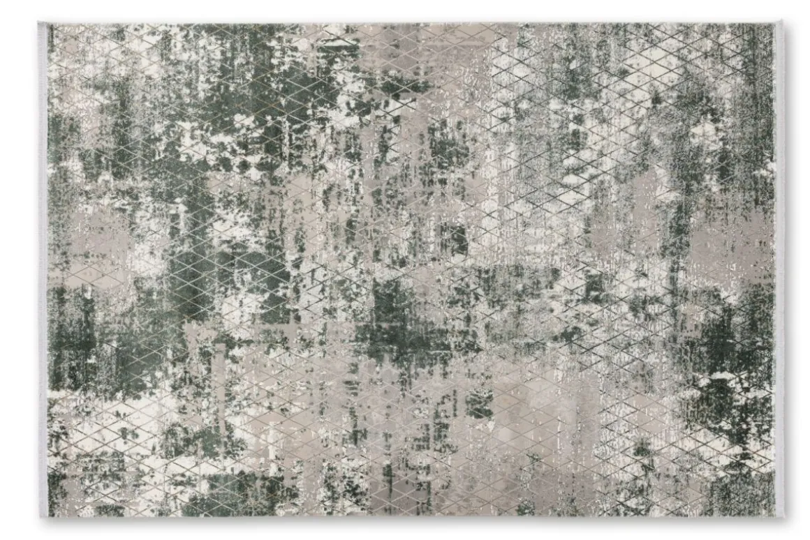 Webteppich SW Vision D.241 Dunkelgrün 80 x 150 cm