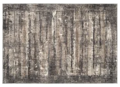 Webteppich Toprak Beige-Grau 116 x 180 cm
