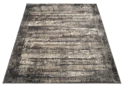 Webteppich Toprak Beige-Grau 116 x 180 cm