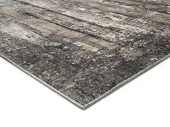 Webteppich Toprak Beige-Grau 116 x 180 cm