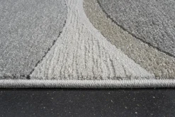 Webteppich Varis Grau Gold 133 x 195 cm