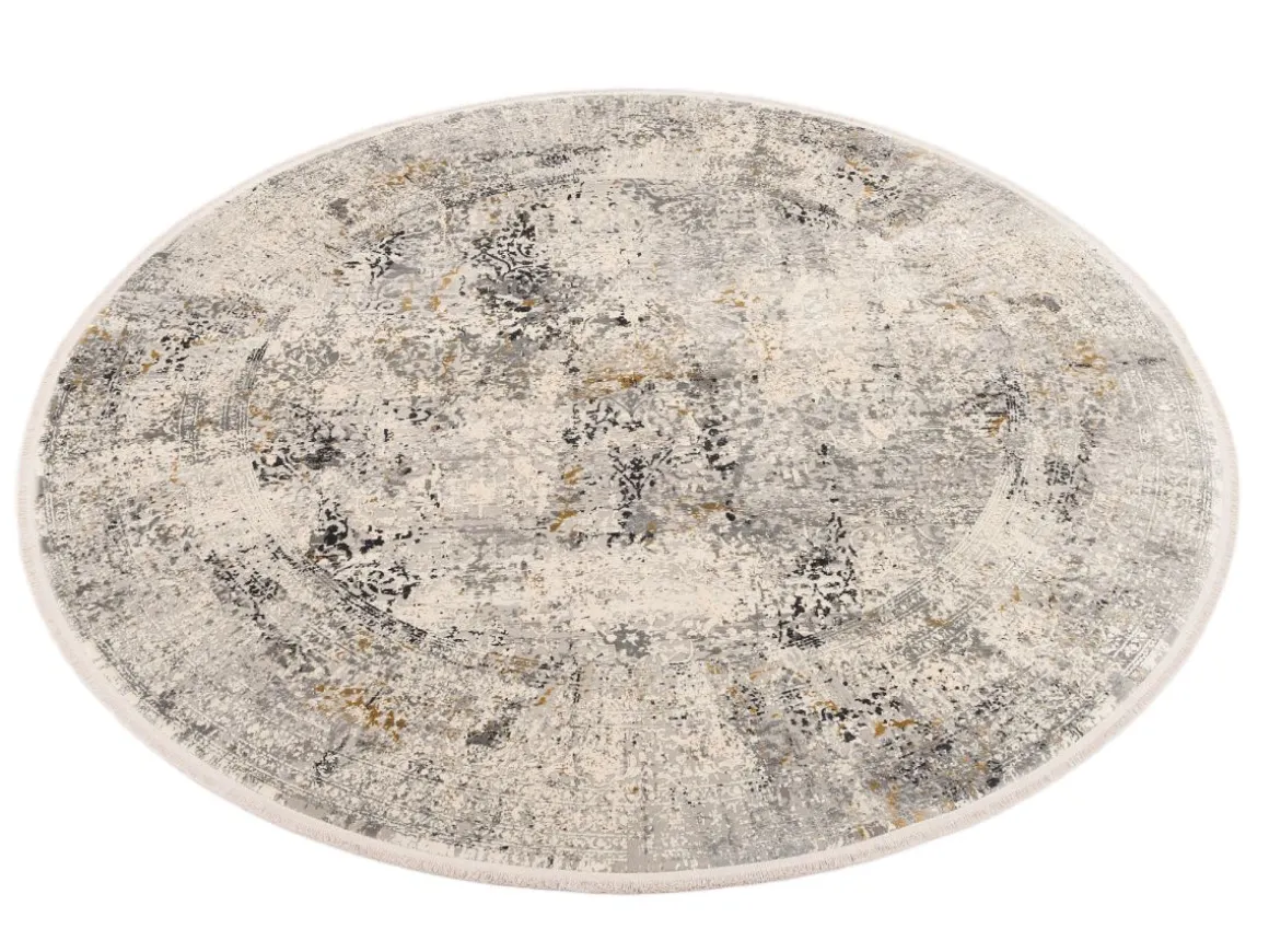Webteppich Versailles Grau-Mix Ø 200 cm