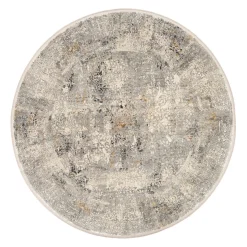Webteppich Versailles Grau-Mix Ø 200 cm