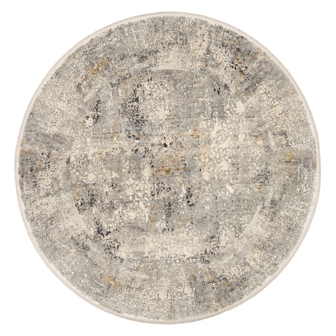 Webteppich Versailles Grau-Mix Ø 200 cm